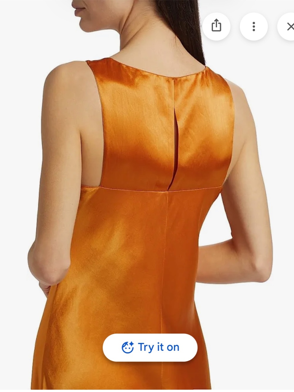 Vince | Bias Satin Tank Dress - Picture 3 of 5